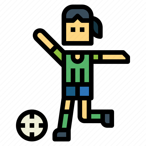 Football, player, soccer, ball icon - Download on Iconfinder