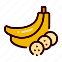 banana, bananas, food, fruit, healthy