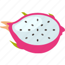 dragon, dragonfruit, exotic, fruit, fruits, tropical