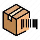 barcode, box, package, parcel