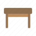 furniture, interior, room, table