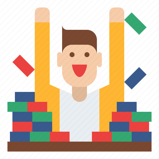 Customer, man, happy, win, casino, gamble, gambling icon - Download on Iconfinder