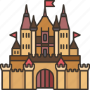 castle, kingdom, palace, fairytale, medieval