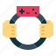 controller, game, joystick, ring, video 