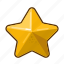 star, gold, favorite, badge, cartoon 