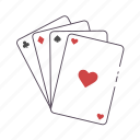 cards, deck, flash, gamble, poker