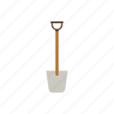 garden, gardening, shovel, tool, work