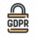 gdpr, lock, protection, regulations