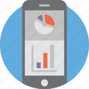 analysis, analytics, diagram, graph, information, mobile, smartphone