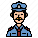 police, policeman, guard, man, guardian