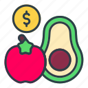 fruit, prices, food, cooking, kitchen, restaurant