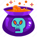 container, danger, flask, halloween, liquid, poison, potion