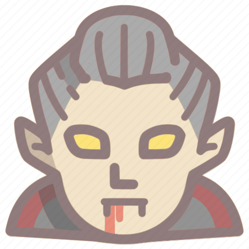 Dracula, evil, halloween, horror, vampire, scary icon - Download on Iconfinder