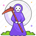 grim reaper, halloween, scary, horror, spooky, ghost