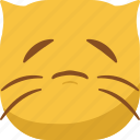 cat, emoji, emoticon, sad, smiley