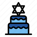 cake, chanukah, hanukkah, hanukkah cake, israel, jewish, star of david