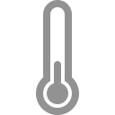 quarter, thermometer