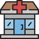 clinic, hospital, medical, building, pharmacy, service, healthcare