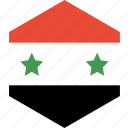 country, flag, syria, world