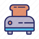 appliance, bread, kitchen, toaster