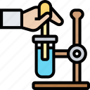 test, tube, chemical, reaction, experiment