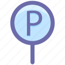 car, car parking, parking, parking sign, road, sing