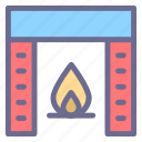 fire place, chimney, fire, flame, hearth, warm