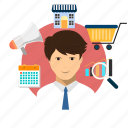 avatar, business, people, professional, salesman, worker