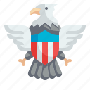 eagle, bird, usa, symbols, animals