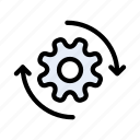 cogwheel, configure, industrial, preference, setting