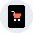 cart, ipad, passport, shopping