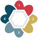 analystic, chart, dil, heart, pie, report