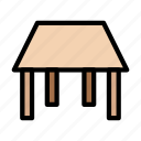 furniture, interior, stool, table, wood