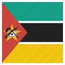 country, flag, mozambique, national