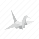 bird, dove, japan, origami, paper, pigeon, wing