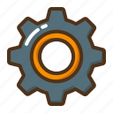 gear, cogwheel, setting, options