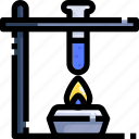 burner, chemical, chemistry, education, flask, test, tube