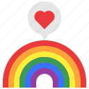 lgbt, pride, heart, love, rainbow