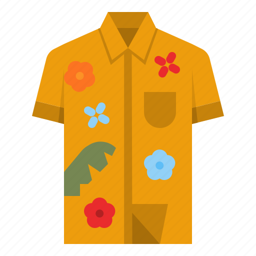 Shirt, cloth, hawaiian, fashion, garment icon - Download on Iconfinder