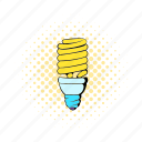 bulb, comics, electric, energy, fluorescent, idea, power