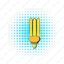 bulb, comics, electric, energy, fluorescent, idea, power