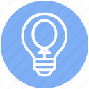 balloon, bulb, energy, idea, light, light bulb, party