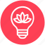 bulb, energy, flower, idea, light, light bulb, plant 