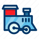 toy, train, child, locomotive, transport, vehicle