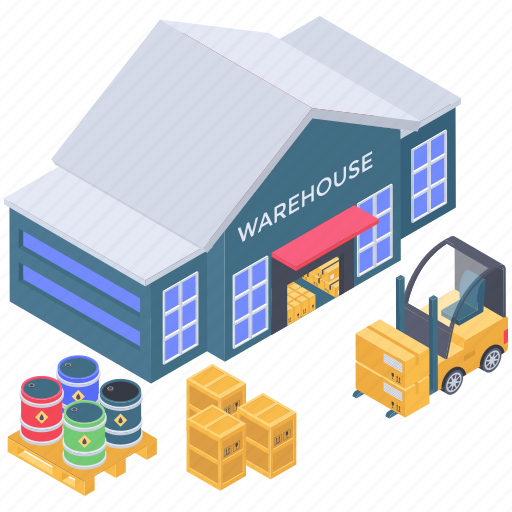 Depository, stockroom, storehouse, storeroom, warehouse icon - Download on Iconfinder