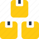 box, boxes, modules, shipping, storage, storehouse icon