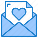 mail, love, heart, valentine, letter