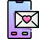 love, message, romance, smartphone, heart