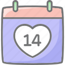 calendar, love, date, valentine