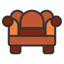 chair, furniture, household, sofa